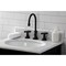 Kingston Brass KS2985ZX Millennium Widespread Bathroom Faucet W/ Brass Pop-Up, Bronze KS2985ZX - alternate 2